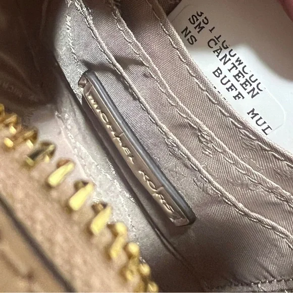 NWT - MICHAEL KORS Crossbody Bag - Small Canteen - Multi-Buff - FREE SHIPPING - Picture 6 of 12